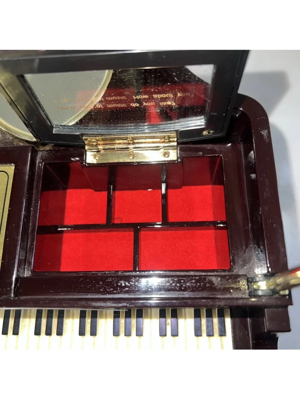 KINGS Vintage Mini Piano with Dancing Girl Inside Music PHANTOM OF THE OPERA